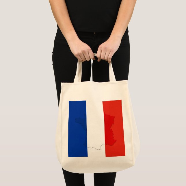 Französische Flagge Tragetasche (Vorderseite (Produkt))