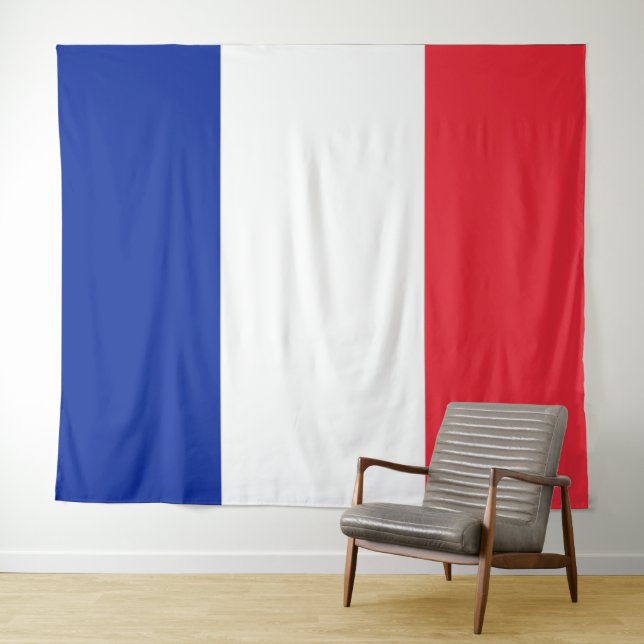 FRANZÖSISCHE FLAGGE WANDTEPPICH (Beispiel (Horizontal))