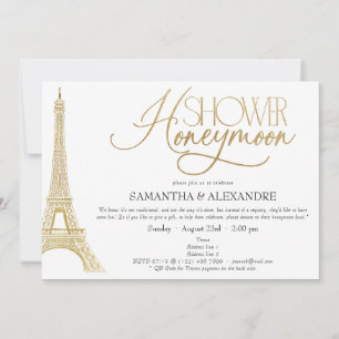 Französische Flitterwochen in Paris Eiffel Paare D Einladung