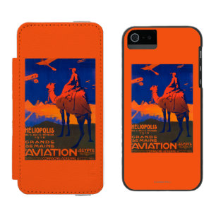 Französische Fluglinien-förderndes Plakat Incipio Watson™ iPhone 5 Geldbörsen Hülle