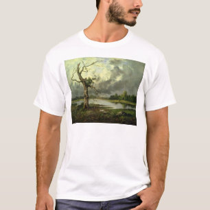Französische Fluss-Landschaft T-Shirt