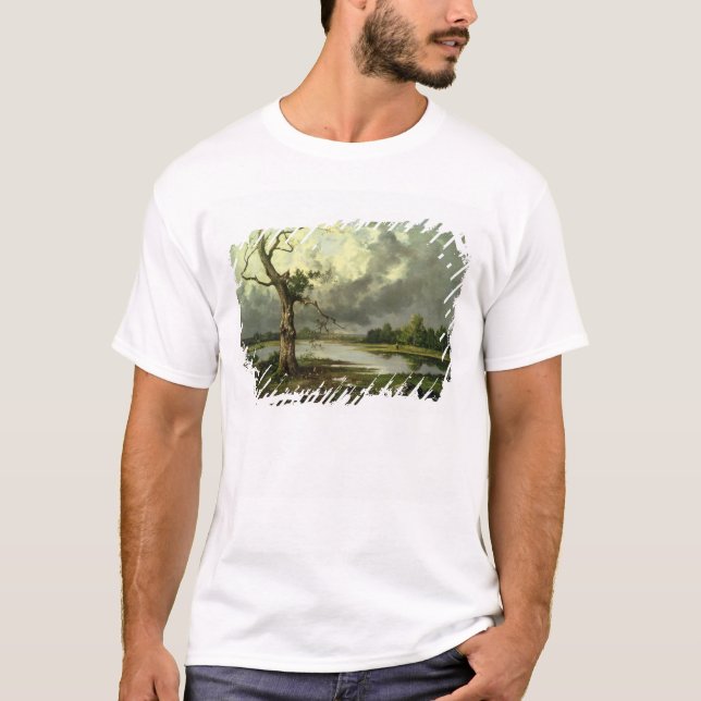 Französische Fluss-Landschaft T-Shirt (Vorderseite)
