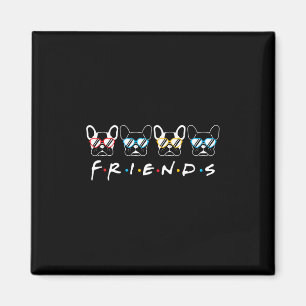 Französische Freunde Bulldoggenliebhaber-Geschenk Magnet