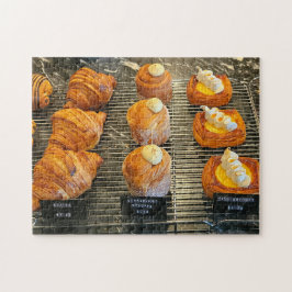 Französische Gebäck-Puzzle, 28 cm x 36 cm, 252 Tei Puzzle