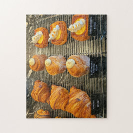 Französische Gebäck-Puzzle, 28 cm x 36 cm, 252 Tei Puzzle
