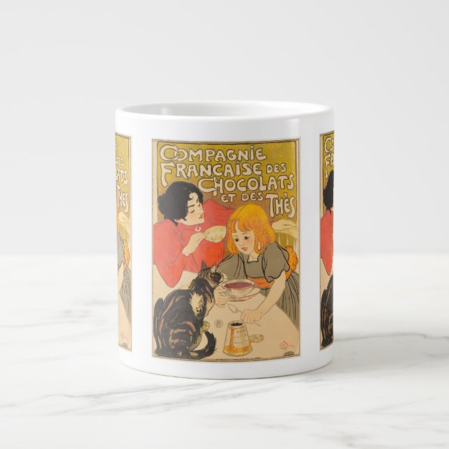 Französische Gesellschaft der Schokolade und des T Jumbo-Tasse (Vorderseite)