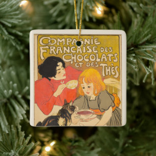 Französische Gesellschaft für Schokolade und Tee,  Keramikornament