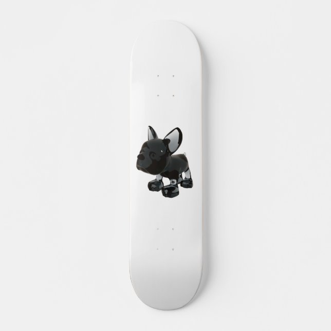 Französische Glasbulldogge Skateboard (Vorne)