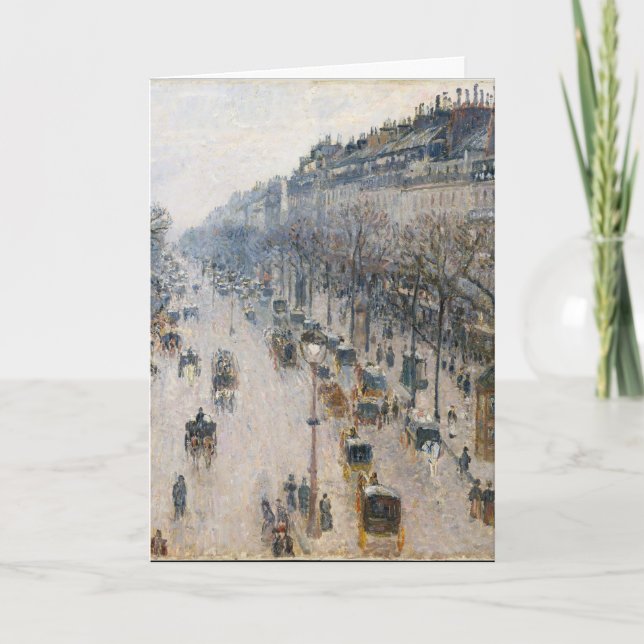 Französische Grußkarte Karte (Vorderseite)