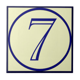 Französische Hausnummern 7, Text bearbeiten Fliese