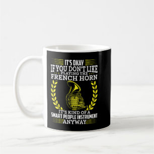 Französische Horn Spieler Französische Horn Spiele Kaffeetasse