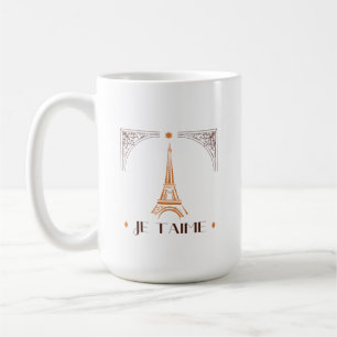 Französische Ich liebe dich Kaffeetasse
