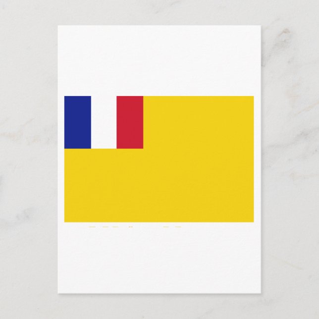 Französische Indochina-Flagge (1887-1954) Postkarte (Vorderseite)