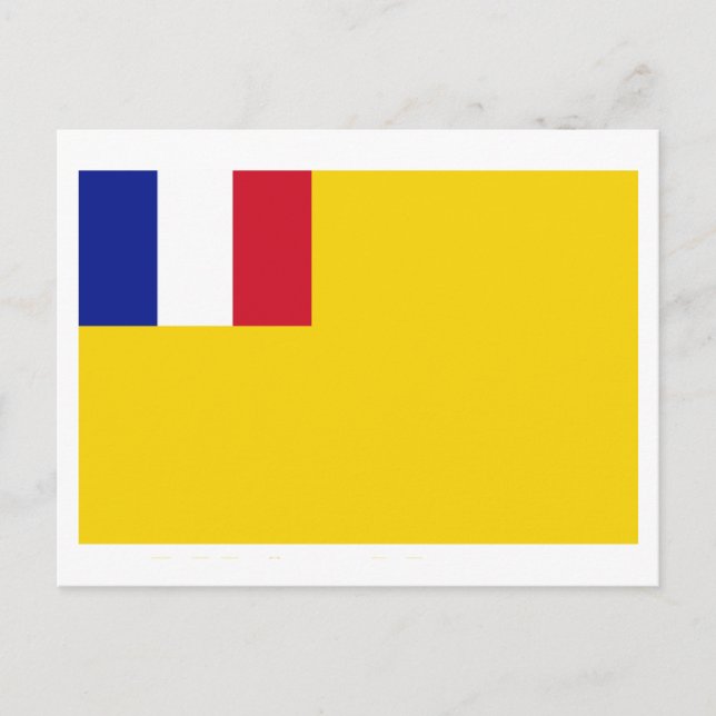 Französische Indochina-Flagge (1887-1954) Postkarte (Vorderseite)