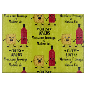 Französische Käse- und Weingeschenke Schneidebrett