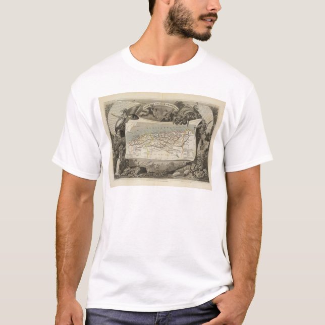 Französische Kolonie Algerien T-Shirt (Vorderseite)