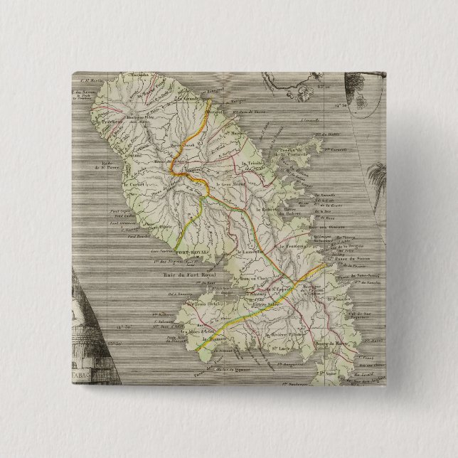 Französische Kolonien Martinique Button (Vorderseite)