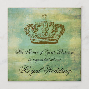 Französische Kronen-elegante Einladung