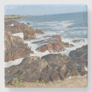 Französische Küste in der Vendée Steinuntersetzer