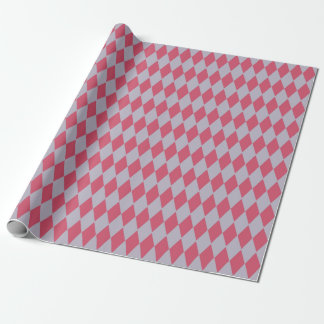 Französische Land-Harlekin-Flieder u. Rose Geschenkpapier