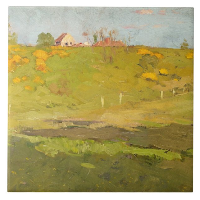 Französische Landschaft des ländlichen Raums (von  Fliese (Vorderseite)