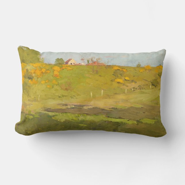 Französische Landschaft des ländlichen Raums (von  Lendenkissen (Vorderseite)