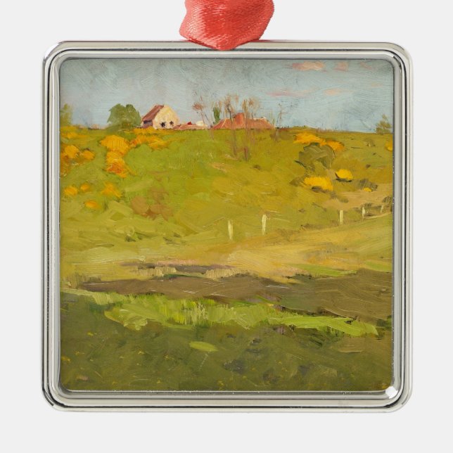 Französische Landschaft des ländlichen Raums (von  Ornament Aus Metall (Vorne)