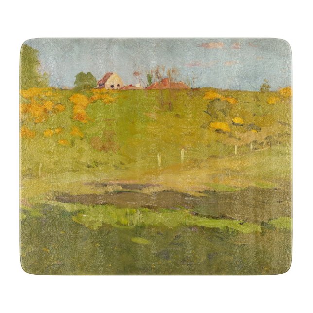 Französische Landschaft des ländlichen Raums (von  Schneidebrett (Vorderseite)