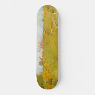 Französische Landschaft des ländlichen Raums (von  Skateboard
