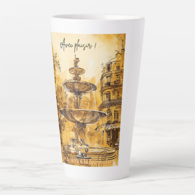 Französische Lebenskunst Lyon  Milchtasse (Vorderseite)
