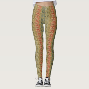 Französische Leggings auf der Postkarte