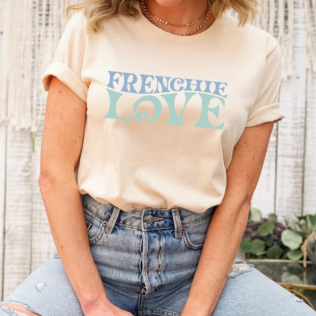 Französische Liebe Bull Dog Lover Shirt (Showcase your Frenchie love with our "Frenchie Love French Bulldog Lover" Shirt – an adorable and he)