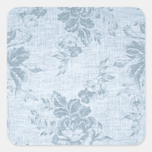 Französische Liebe Quadratischer Aufkleber