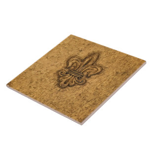 Französische Lilie New Orleans des Karneval- Fliese