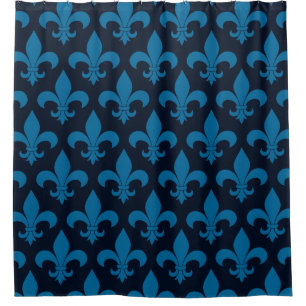 Französische Lilie Pattern Classic Duschvorhang