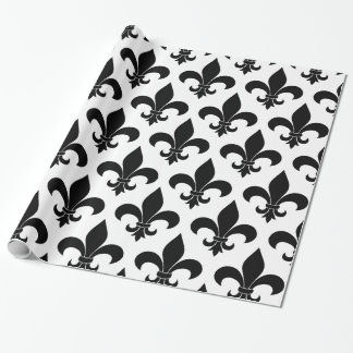 Französische Lilie Pattern Classic Geschenkpapier