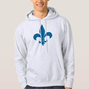 Französische Lilie Pattern Classic Hoodie