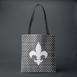 Französische Lilie Schwarz-Weiß-Muster Busine<br><div class="desc">Dieses Lilie-Muster fügt ein wenig französischen Stil und Flair hinzu. Das Design findet man in einem eleganten Pariser Palast oder einer New Orleans Mardi Gras-Feier. Der Schwarz-Weiß-Gaumen in Verbindung mit der Vintagen Lilie ist elegant Pariser Chic oder ein cooles Louisiana-Ambiente. Wussten Sie, dass die Fleur-de-lis eigentlich eine stilisierte Lilie ist?...</div>
