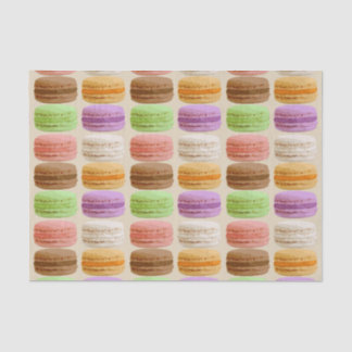 Französische Macarons, Pastellfarben Seidenpapier