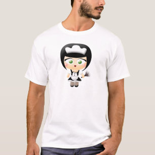 Französische Mädchen-Süsse Patootie T-Shirt