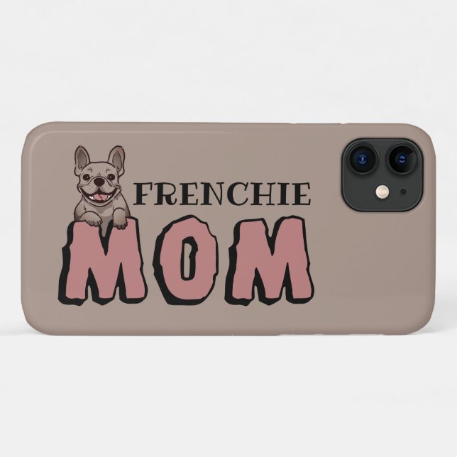 Französische Mama Bulldog Lover Case-Mate iPhone Hülle (Rückseite (Horizontal))