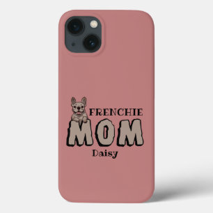 Französische Mama Bulldog Lover Individuelle Name Case-Mate iPhone Hülle
