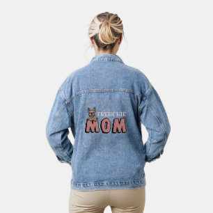 Französische Mama Bulldog Lover Jeansjacke