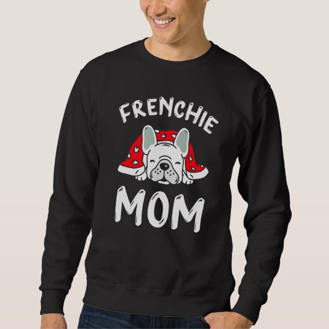 Französische Mama "Bulldog Mama" Sweatshirt (Vorderseite)