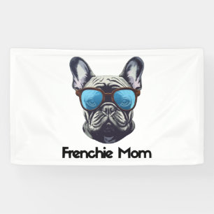 Französische Mama Lustiger Französischer Bulldogge Banner
