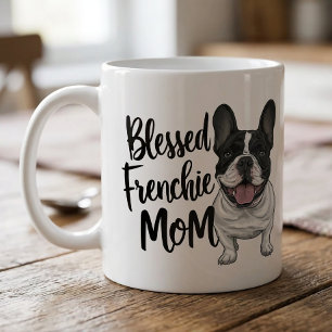 Französische Mama Süße Französische Bulldogge Lieb Kaffeetasse