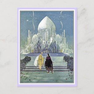 Französische Märchen: Prinzessin und Prinz Charmin Postkarte