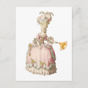 Französische Marie Antoinette Postkarte