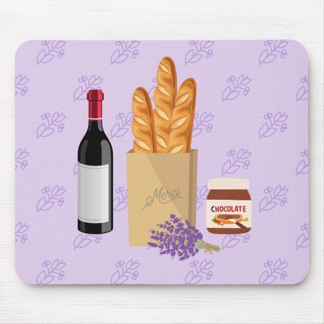 Französische Marktwirtschaft Mousepad (Vorne)