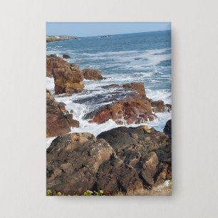 Französische Meeresküste in Vendée Button